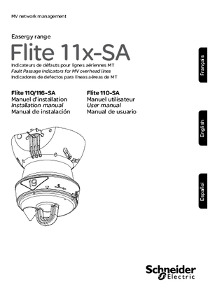 Imagem de Flite 110/116-SA Installation manual | Flite 110-SA User manual