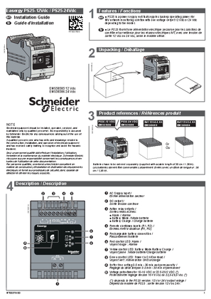 Image of PS25 Installation guide - Easergy T300