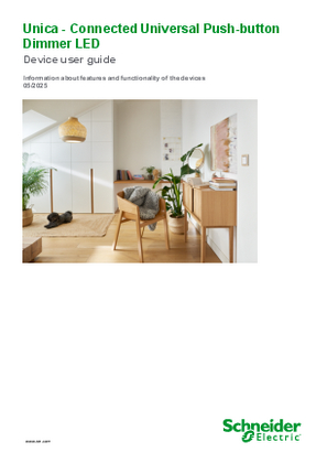 Image de Unica Connected Universal Push-button Dimmer LED – Device user guide (Wiser Home)