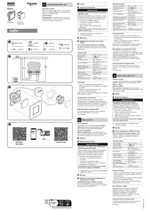 Image de Interrupteur à relais 10 A connecté - Fiche d’instructions