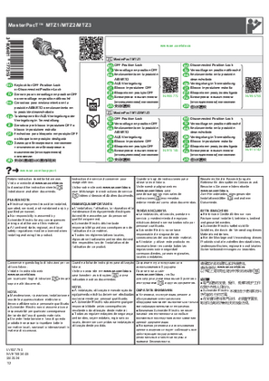صورة MasterPacT MTZ-Keylock for OFF Position Lock or Disconnected Position Lock - Instruction Sheet