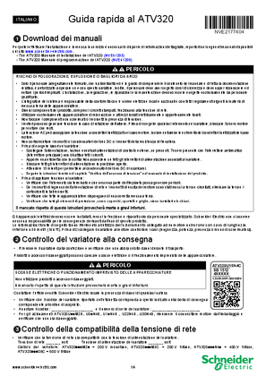 Immagine di Guida rapida al ATV320