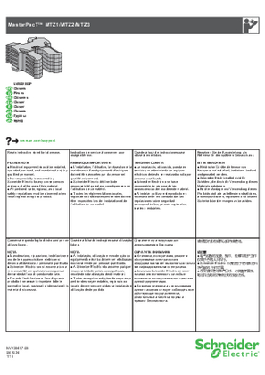 Image of MasterPacT MTZ - Clusters - Instruction Sheet