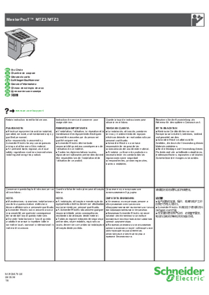 Image of MasterPacT MTZ2/MTZ3-Arc Chute - Instruction Sheet