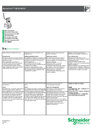 Image de MasterPacT MTZ2/MTZ3 - Kit de mise à la terre KMT - Notice de montage