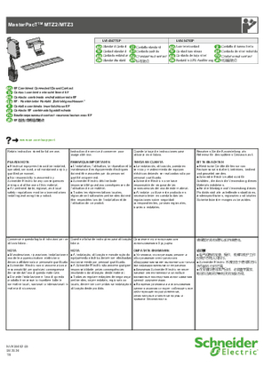 Image de MasterPacT MTZ2/MTZ3 - Contact combiné embroché/fermé EF - Notice de montage