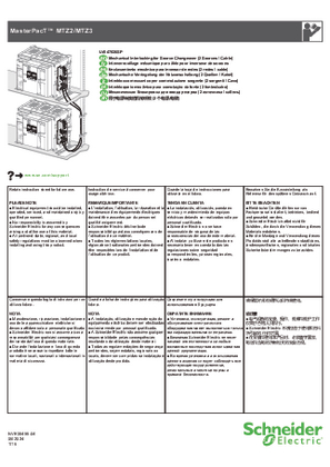 Slika korisnika MasterPacT MTZ2/MTZ3 - Mechanical Interlocking for Source Changeover (2 Sources / Cable) - Instruction Sheet