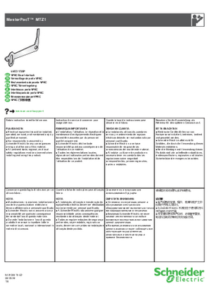 Image de MasterPacT MTZ1-Verrouillage de porte VPEC - Notice de montage