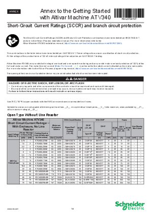 的映像 ATV340 Getting Started Annex: SCCR & branch circuit protection