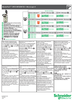 Image of MasterPacT™ MTZ1/MTZ2/MTZ3 + MicroLogic X - MN-MX-XF Diagnostic and Communicating Voltage Releases - Instruction Sheet
