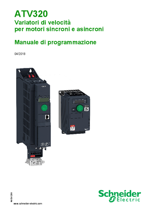 Immagine di ATV320 Manuale di programmazione