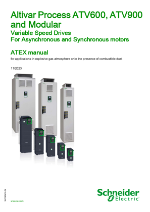 ATV600 & ATV900 ATEX manual Uputstvo za upotrebu | Preuzmi Schneider ...