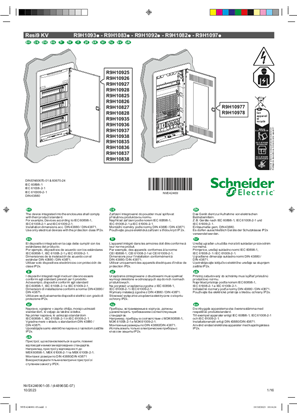 Image of Resi9 KV - Enclosures - Instruction Sheet