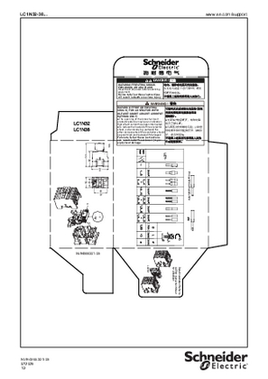 的映像 Easy TeSys LC1N32-38 接触器说明书