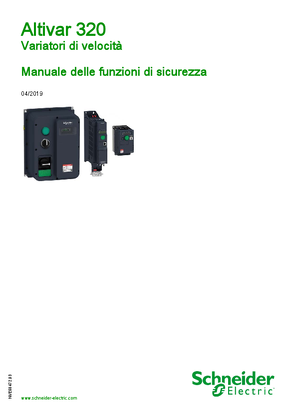Immagine di ATV320 Manuale delle funzioni di sicurezza