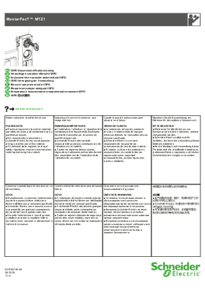 Gambar dari MasterPacT MTZ1-VSPD Disconnected Position Locking - Instruction Sheet