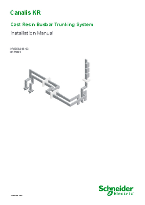Image of Canalis KR - Cast Resin Busbar Trunking System - Installation Manual