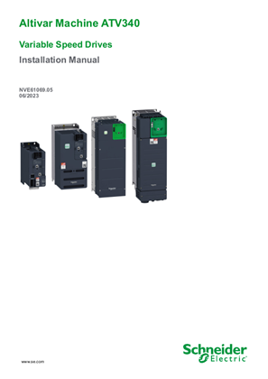 Image of ATV340 Installation manual