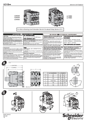 Gambar dari EasyPact LC1E40-95 instruction sheet