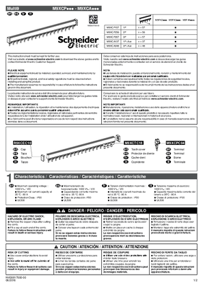 Hình ảnh của Multi9 - MAXCA - MAXCP - Comb busbars - Instruction Sheet