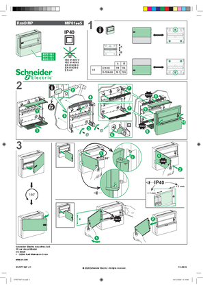 Slika linije Resi9MP - Enclosures - MIP01 - Instruction Sheet