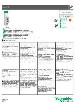 Image of Enerlin'X IFM - Modbus-SL Interface for One Circuit Breaker - Instruction Sheet