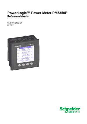 的映像 PowerLogic™ PM5350P - User Manual