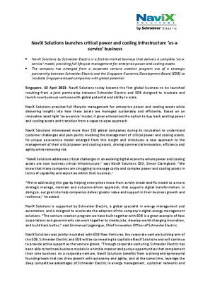 Image of NaviX Solutions launches critical power and cooling infrastructure 'as-a-service' business