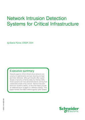 Image of Network Intrusion Detection Systems for Critical Infrastructure
