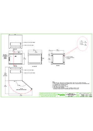Image of AR109SH6 - NetShelter WX 9U Single hinged Wall-mount Enclosure 600mm Wide x600mm Deep
