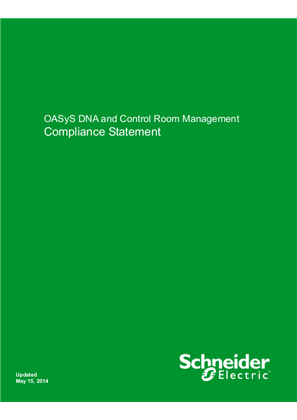 Hình ảnh của OASys DNA and Control Room Management Compliance Statement