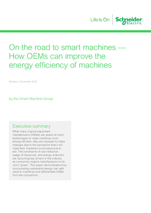 Slika linije On the road to smart machines —How OEMs can improve theenergy efficiency of machines