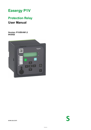 Slika linije User Manual - Easergy P1V