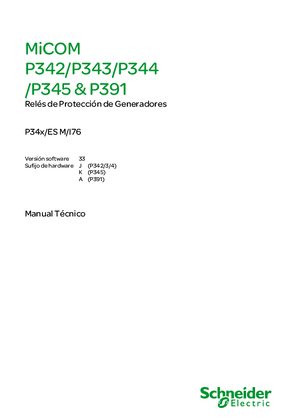 Imagen de MiCOM P34x, Manual (Todos Cap.) P34x/ES M/I76