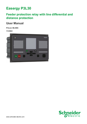 Image of Easergy P3L30 User Manual
