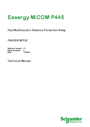 Image de Easergy MiCOM P445, Manual (global file) P445_EN_M_Ph2__K7__L