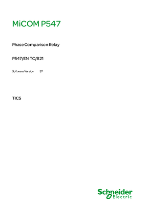 Image of MiCOM P547, IEC 61850 PIXIT & TICS