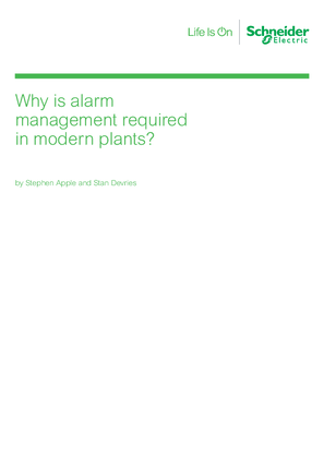 Image of Why is alarm management required in modern plants?