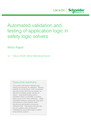 Image of Automated validation and testing of application logic in safety logic solvers
