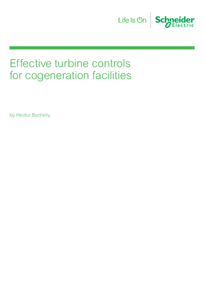 Image of Effective turbine controls for cogeneration facilities