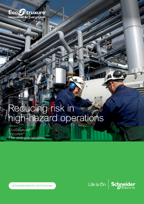 Image of EcoStruxure™ Triconex® - Fire and gas systems brochure
