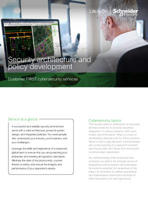 Image of Security architecture and policy development, Customer FIRST cybersecurity service