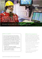 Image of Identifying BES CyberSystems and BESCyber Assets, Schneider Electric NERC CIP* assessment methodology