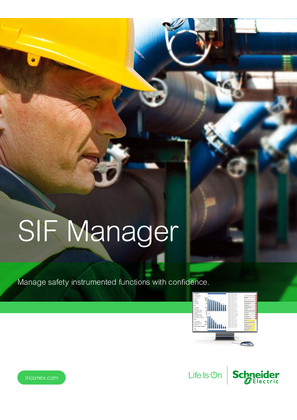 Obrázek Manage safety instrumented functions with confidence with SIF Manager.