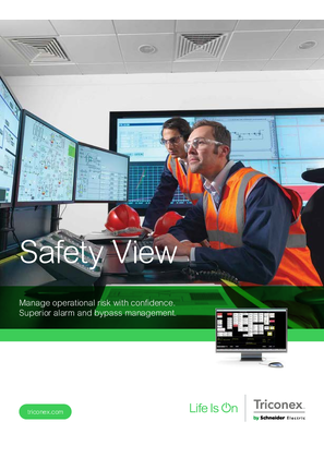 Image of Manage operational risk with confidence with Safety View. Superior alarm and bypass management.