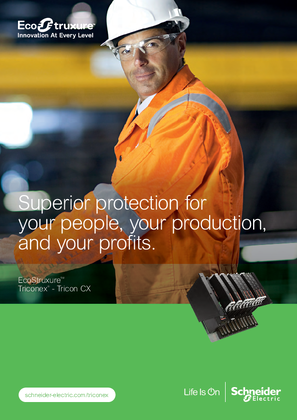 Image of EcoStruxure™ Triconex® - Tricon CX Brochure