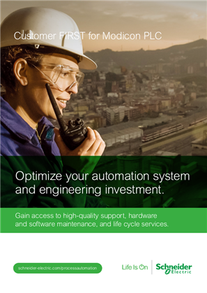 Image of Customer FIRST for Modicon PLC - brochure