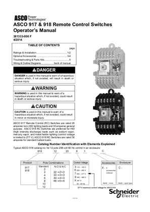 54 Asco 917 Contactor - Wiring Diagram Plan