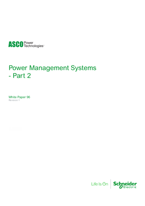 ASCO White Paper | Power Management Systems - Part 2