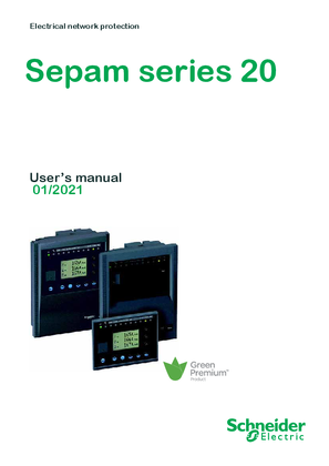 Image of Sepam series 20, user's manual